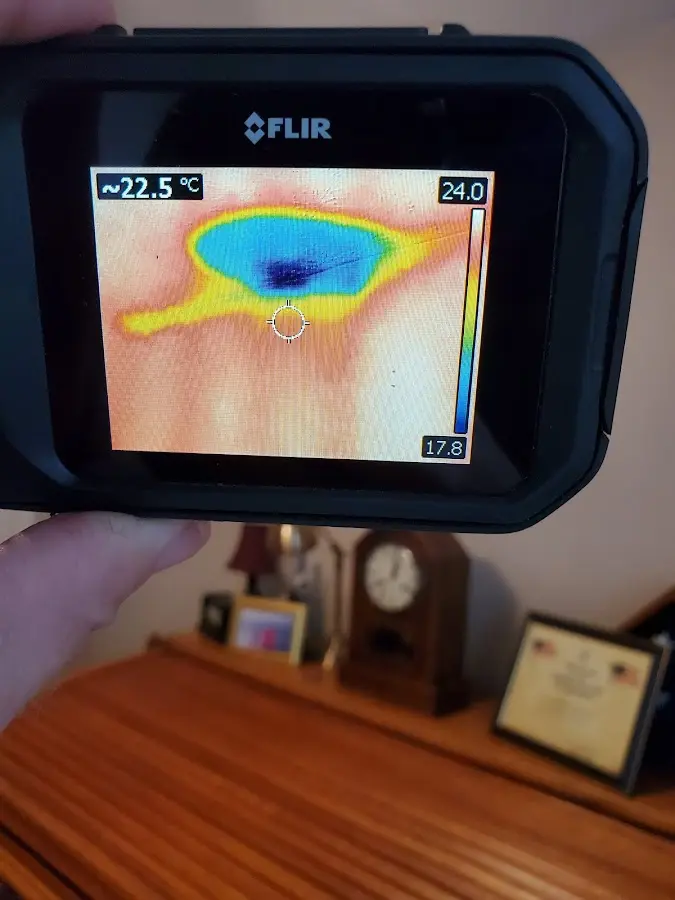 Thermal imaging inspection for water damage in Benton Park